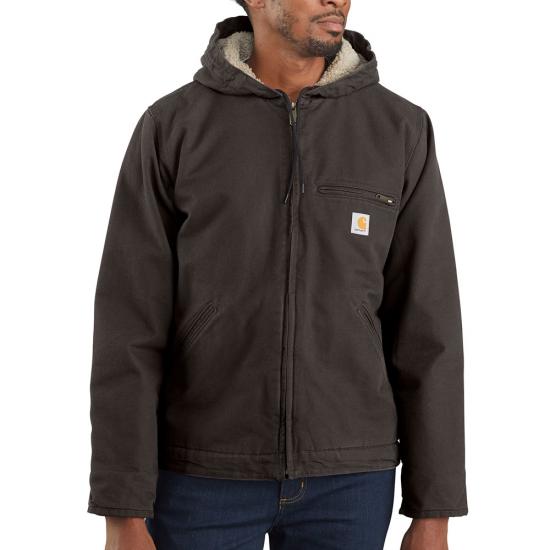 104392 - Carhartt® Washed Duck Sherpa Lined Jacket (CLEARANCE)